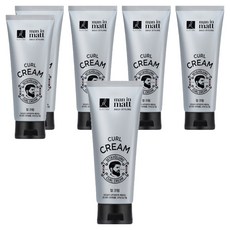 엘라스틴 맨인매트 셋앤볼륨 그루밍 헤어 컬크림, 150ml, 6개