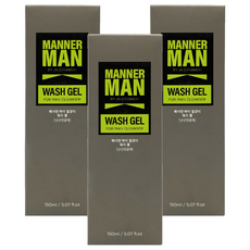 JilGyungYi 質更益 純粹植感私密男性清潔凝膠 150ml, 弱酸性, 10種植萃成分添加, 3瓶