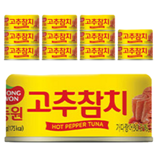 동원참치 고추 참치, 135g, 12개