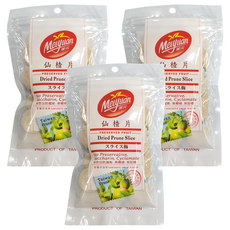 美元 蜜餞 仙楂片 無防腐劑 無糖精 無甜精 台灣製造, 100g, 3包