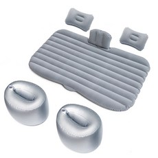 아로무드 차박 캠핑용 등받이 쿠션 에어매트, 그레이