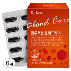 Dr.Lean Glucosion血液護理 73.8g, 60顆, 6個