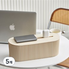 DALPAENGI LIVING 延長線收納盒, 乳霜, 5個