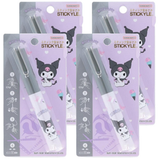 sun-star STICKYLE 攜帶型剪刀, 4個, 冰淇淋酷洛米