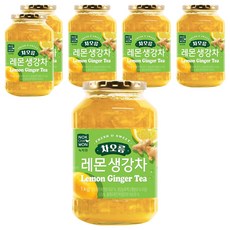 NOKCHAWON 綠茶園 檸檬生薑茶, 1kg, 6個, 1入