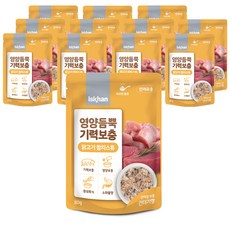 이즈칸 고양이 영양듬뿍 기력보충 스튜, 닭고기참치스튜, 80g, 12개