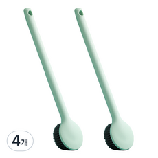 언헤브 블랙 샤워 바디 브러쉬 ONE SIZE, 그린, 1개입, 4개
