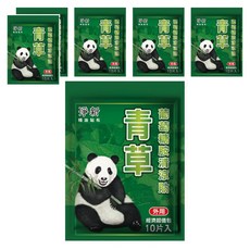 淨新 青草葡萄糖胺清涼貼 (舒緩疲勞、草本配方、清涼舒適), 10片, 6包