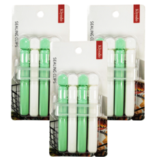 Kiyodo 封口夾 4入, 3組