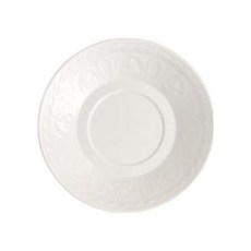 빌레로이앤보흐 세라믹 첼리니 에스프레소컵 소서, 화이트, 1개