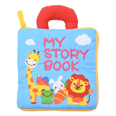 小牛津 博士積木 我會穿衣布書, 激發幼兒感官認知, 立體圖案設計, 無尖角拉鍊