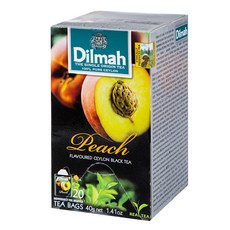 Dilmah 帝瑪 水果茶包 蜜桃風味, 2g, 20入, 1個