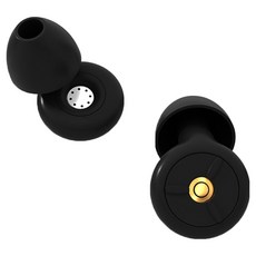 Locus 第三代8層隔音濾網耳塞 矽膠睡眠耳塞 全黑, 1套, 2入