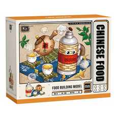 LoZ 圍爐煮茶 茶水組 積木玩具 3歲以上, 1盒