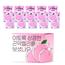 단슐랭 단백질 복숭아 곤약 젤리 10개입, 1.5kg, 1개