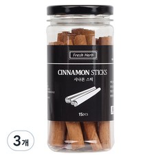 신선약초 시나몬 스틱 15p, 3개, 120g
