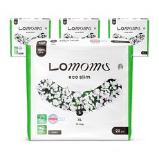 lomoms 貼身褲型尿布, XL, 88片