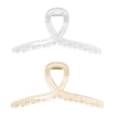 afinar 大尺寸扭結鯊魚夾 13公分 2入組