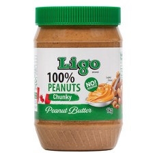 리고 100% 땅콩버터 청키, 1kg, 1개