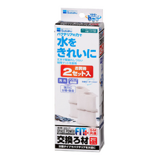 Suisaku 水作 日本水作內置過濾器專用替換白棉1盒二組四個, F3753, 1盒