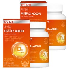 데이랩 비타민D3 4000IU 36g, 60정, 2개