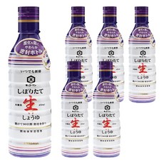 kikkoman 龜甲萬 生醬油, 450ml, 6個