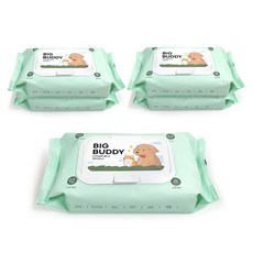 PETCARE 佩可爾 寵物 Big Buddy 濕紙巾 蓋型, 20入, 5個