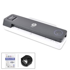 hp 惠普 自動省電4段溫度調節觸控式操作面板小型護貝機 LB0301 + A4護貝膠膜25張 + 圓角器, A3