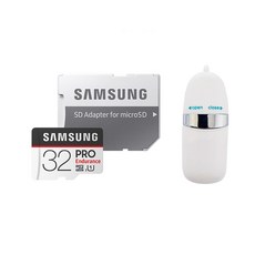 SAMSUNG 三星 PRO Endurance microSDHC記憶卡 MJ32GB+SD卡轉換器+USB讀卡機, 32GB