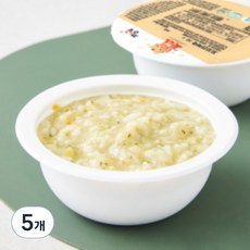 짱죽 중기 9개월부터 이유식 꼬꼬전복죽, 혼합맛(닭가슴살/전복), 200g, 5개