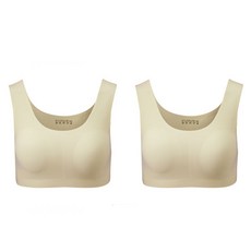 soleil 青少年無痕親膚U型內衣 2件組