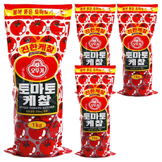 오뚜기 토마토 케챂, 1kg, 4개