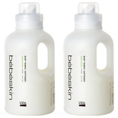 bebeskin 嬰兒高濃縮衣物柔軟精 清新棉香, 1.07L, 2個
