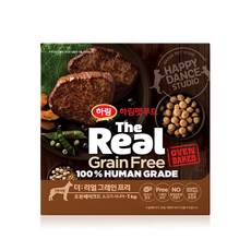 하림펫푸드 강아지 더리얼 그레인프리 오븐베이크드 시니어 사료, 소, 1kg, 1개 소, 1kg, 1개