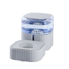 Acro Sounds 寵物半自動飲水餵食器, 灰色, 1個