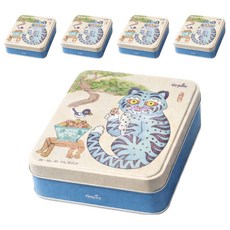 그래인스쿠키 베이커스초이스 틴케이스 쿠키 + 쇼핑백 세트, 쿠키 3p 6종, 5세트