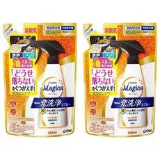 LION 獅王 CHARMY Magica 一發洗淨洗碗噴霧劑 補充包 250ml, 2包