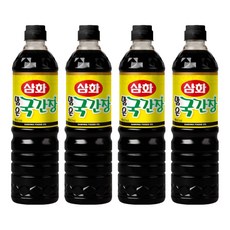 SAM HWA 韓式湯醬油, 900ml, 4個