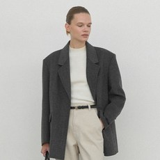 아틀리에나인 여성용 에센셜 리안 하프 넥 긴소매 니트 T-6976