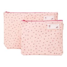 防水多用途餐盤袋 L號+M號 鬱金香 粉紅色