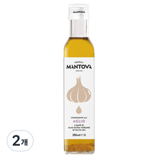 만토바 엑스트라 버진 갈릭 올리브오일, 250ml, 2개