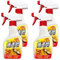 澄朗 蟻連絕 白蟻藥, 深入巢穴, 絕殺, 防蛀, 500ml, 4瓶