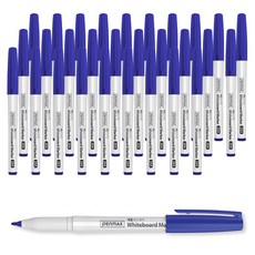 PENMAX 12角細字白板筆 藍色, 48個