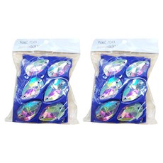 Bejewel Bead So On Stone水滴AB 28*17mm 10入, 混色, 2個