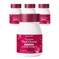 Nutri D-DAY Vital Queen槐樹果萃取綜合維他命膠囊, 60顆, 4個
