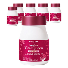 Nutri D-DAY Vital Queen槐樹果萃取綜合維他命膠囊, 60顆, 6個