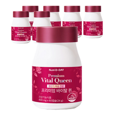 Nutri D-DAY Vital Queen槐樹果萃取綜合維他命膠囊, 60顆, 7個