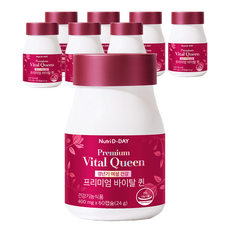 Nutri D-DAY Vital Queen槐樹果萃取綜合維他命膠囊, 60顆, 8個