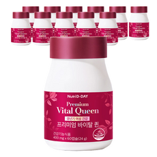Nutri D-DAY Vital Queen槐樹果萃取綜合維他命膠囊, 60顆, 12個