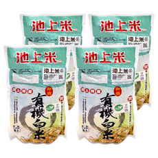 池上特產有機白米, 700g, 4包